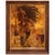 Mid Century Oil on Board of an Indian Warrior For Sale - Image 13 of 13