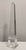 Large vintage French crystal obelisk with stepped base and elegant tall spire. Measures 17 3/4" tall x 3 7/8" square at...