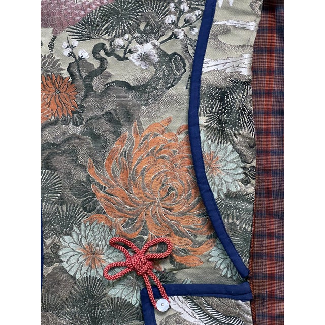 Japanese Ceremonial Brocade Jinbaori Vest Jacket For Sale - Image 14 of 18