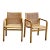 Mid-Century Modern Yugoslavian Sculpted Bentwood Natural Cane Chairs - a Pair For Sale - Image 12 of 12
