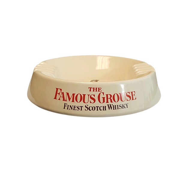1970s English the Famous Grouse Pub Ashtray For Sale - Image 4 of 5