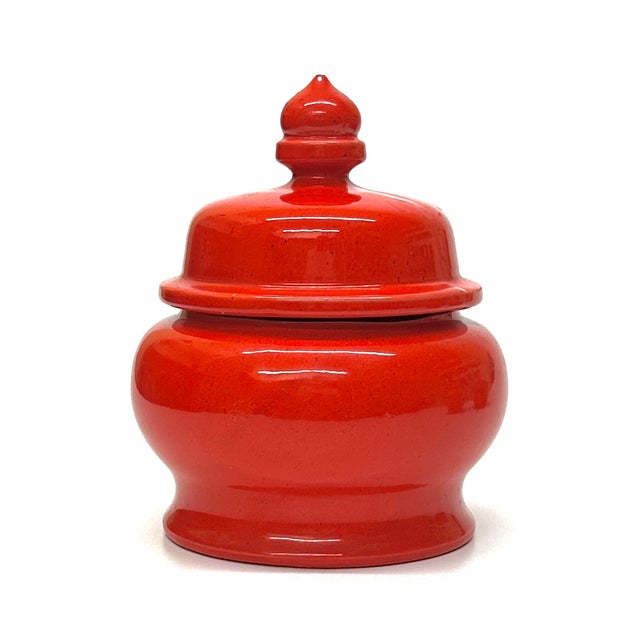 Mid-Century Modern Holiday Cheer Vintage Mixed Lidded Container Curation - Group of 3 For Sale - Image 3 of 17