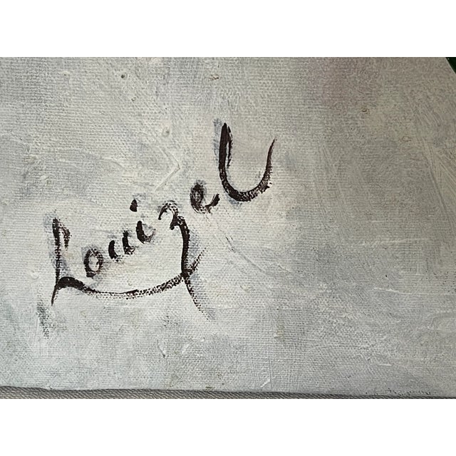French Original Canvas Painting “ Spicy Life Delicious” Restaurant Sign For Sale - Image 3 of 4