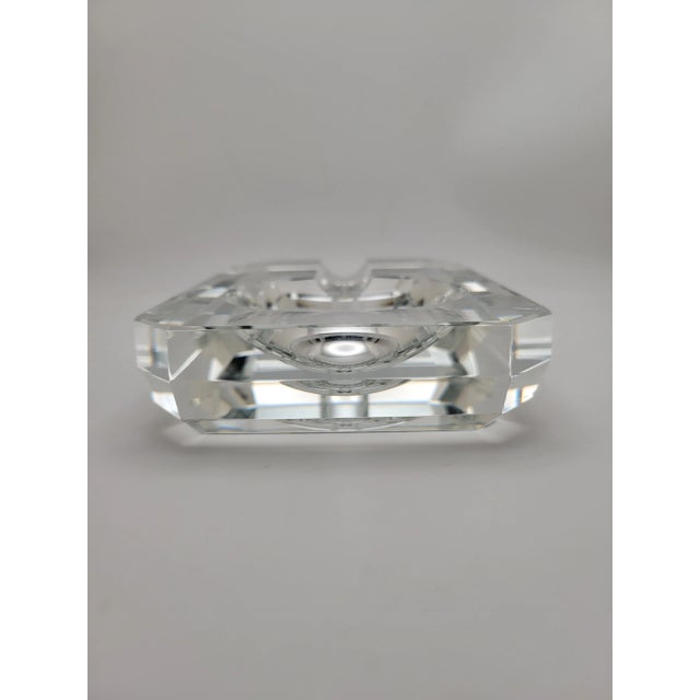 1970s Thompson Clear/Mirrored Cigar Ashtray For Sale - Image 6 of 11