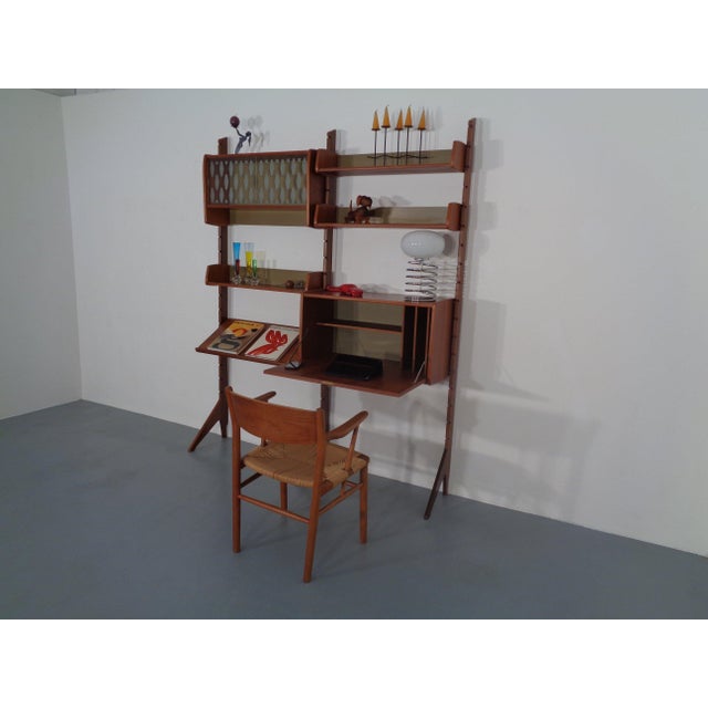 Ergo Teak Wall Shelving Unit by John Texmon Einar Blindheim for Blindheim, Norway, 1950s, Set of 9 For Sale - Image 6 of 18