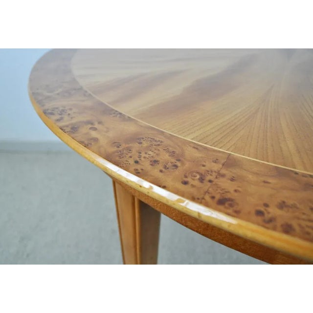 Art Deco Golden Elm Table, 1930s For Sale - Image 13 of 15