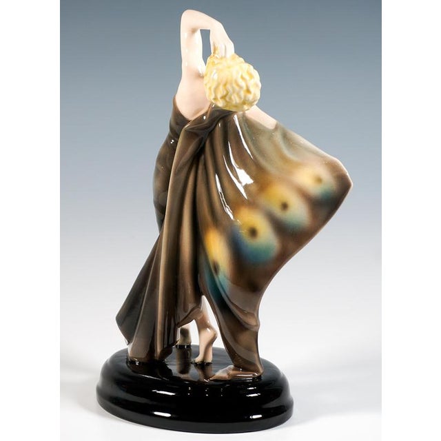 Art Deco Butterfly Dancer by Rudolf Podany for Keramos Vienna, 1930 For Sale - Image 4 of 8