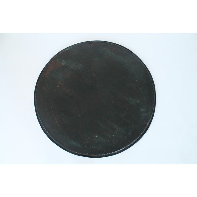 Antique Finely Engraved Copper Tray Wall Hanging For Sale - Image 9 of 12