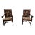 Pair of 19th Century French Os De Mouton Walnut & Tapestry Armchairs For Sale