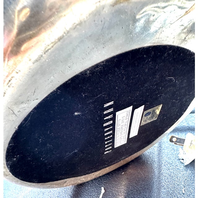 Pottery Barn Siver Hammered Metal Rivet Table Lamps W/Shades-Pair For Sale - Image 11 of 11