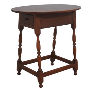 Bob Timberlake Cherry Oval Tavern Side Table For Sale