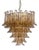 Small Amber Petalo Chandelier from Pure White Lines For Sale