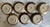 Set of 7 Vintage Porsgrund Small Plates For Sale In Austin - Image 6 of 7
