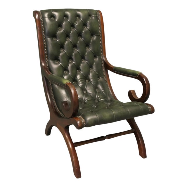 Vintage Chesterfield Easy Chair, 1960 For Sale