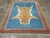 A cotton pile of asymmetric knots on a cotton foundation. This very unusual rom size cotton creation sports a flayed tiger...