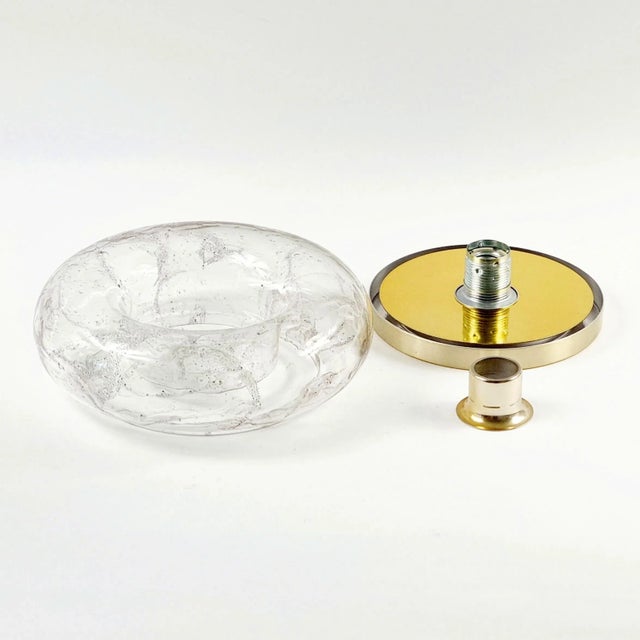 Mid-Century "Donut" Flush Mount/Ceiling Light From Doria Leuchten, Germany, 1960s For Sale - Image 9 of 12
