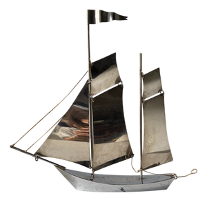 Stainless Steel Boat, 1980s