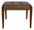 Mid-Century Brown Teak Stool For Sale