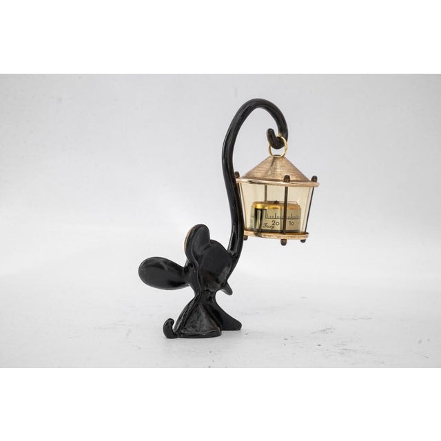 Black Elephant Figurine with Thermometer by Walter Bosse for Herta Baller, Austria, 1950s For Sale - Image 8 of 9