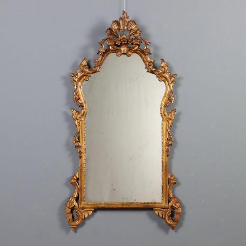 Baroque Carved and Gilded Mirror For Sale - Image 12 of 12