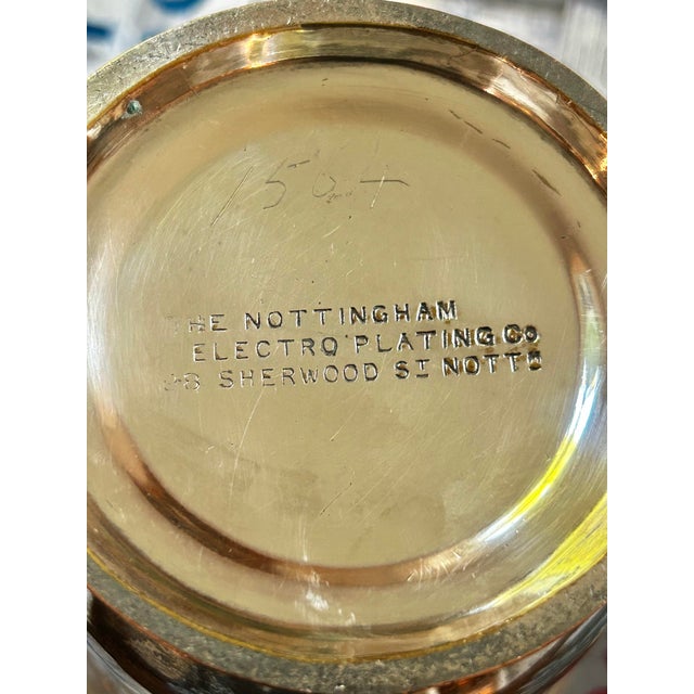 Victorian English Silver Plate Tankard by the Nottingham Electroplating Co. C. 1890 England For Sale - Image 11 of 11