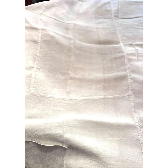 This is one of those old French sheets you really have to touch to appreciate. The linen is heavy, substantial and...