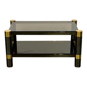 Mid-Century Modern Signed Karl Springer Rectangular Coffee / Cocktail Table