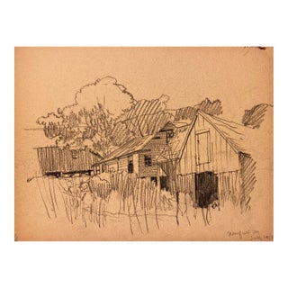 1931 Norman Kent Newfield New York Landscape For Sale