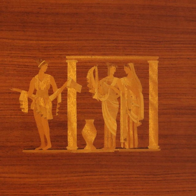 Italian Wardrobe in Wood Veneer, 1950s For Sale - Image 13 of 16