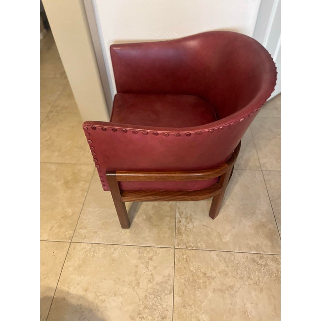 Late 20th Century Mid Century Lounge Chair in the Style of Mogens Koch For Sale - Image 4 of 12