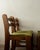 Brutalist Oak Razorback Dining Chairs with Green Velvet, 1970s, Set of 4 For Sale - Image 12 of 18