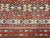 Antique Turkmen Yomut Soumak Kilim, Handwoven Wool, Geometric Pattern, Rust & Blue, 5’ X 10’ For Sale In Chicago - Image 6 of 13