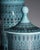 1960s Turquoise Porcelain Vase and Lidded Box Set by Hans Theo Baumann for Rosenthal, 1964, Set of 3 For Sale - Image 5 of 17