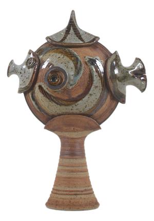 Danish Ceramic Fish Sculpture, 1970s