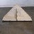 Late 20th Century Modern to Postmodern Triangle Travertine Coffee or Cocktail Table Style of Up & Up For Sale - Image 14 of 18
