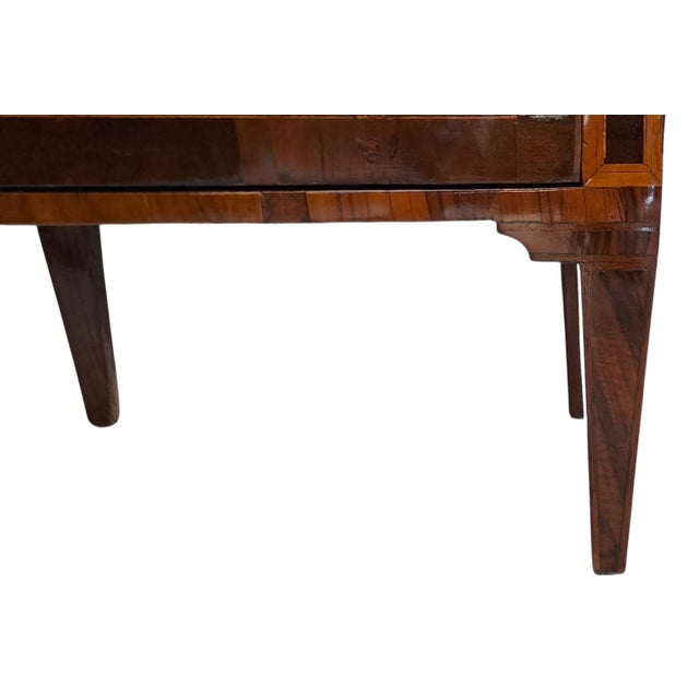 Wood Louis XVI Inlaid Lombardy Bedside Table For Sale - Image 7 of 11