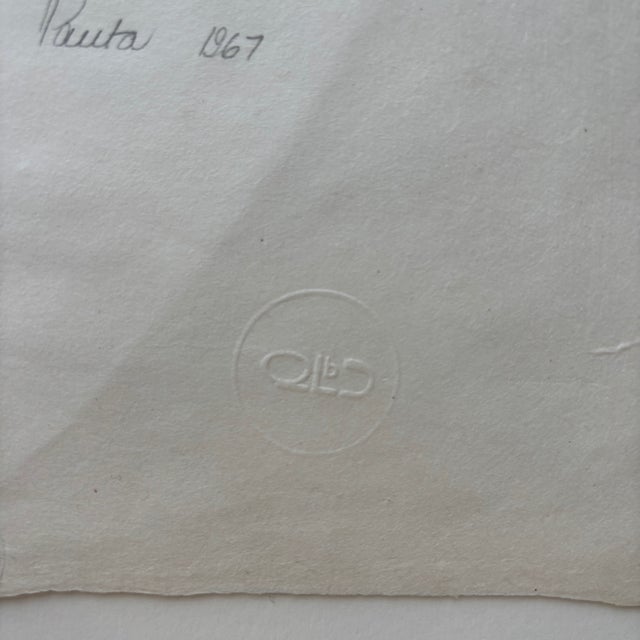 1960s Pitseolak Ashoona "Butchering Walrus on the Floe" 1967 Cape Dorset Inuit Stone Engraving - Limited Edition 36/50 For Sale - Image 5 of 14