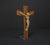 Bauhaus Brutalist Wooden Cross with Christ Figure, 1950s For Sale - Image 3 of 11