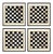 Reproduction Antique French Chess Art Prints - Set of 4, Unframed For Sale