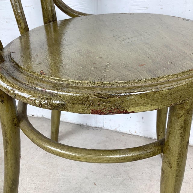 Vintage Bentwood Café Chair, 20th Century For Sale - Image 10 of 12