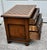 Wood Accent Chest Nightstand French Louis XIII Style Small 3 Drawer Parquet Top For Sale - Image 4 of 12