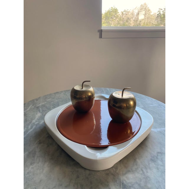Michael Graves Ceramic Chilled Food Serving Dish, Post-Modern Design For Sale - Image 16 of 18