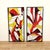 Artistic Leaded Glass Windows with Sports Theme, 1980s, Set of 2 For Sale - Image 11 of 11