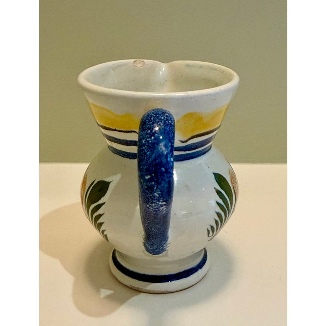 Henriot Quimper Vintage Henri Quimper Small Pitcher For Sale - Image 4 of 9