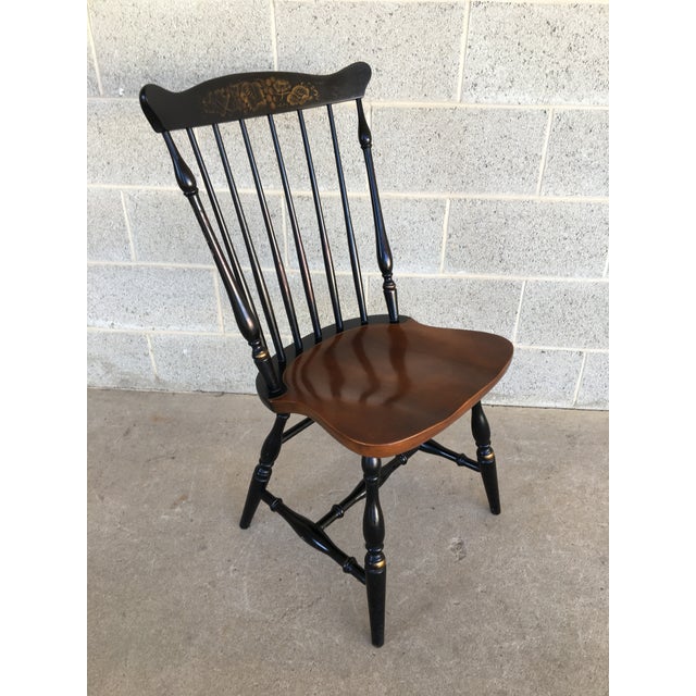 L. Hitchcock Riverton Harvest Fan Back Windsor Side Chairs Set of 4