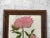 Mid-Century Modern Crewel Embroidery Stitched Pink Rose Floral Art Wall Hanging For Sale - Image 4 of 11
