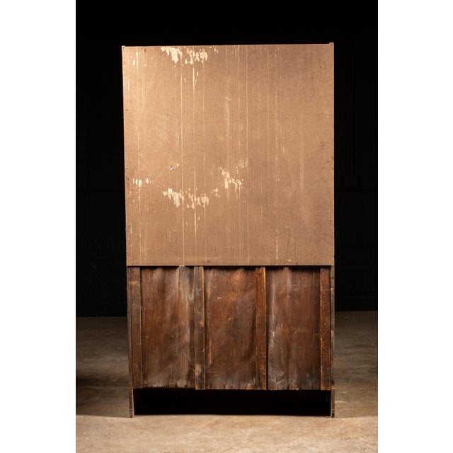 Wood Early 20th Century American Wooden Apothecary Hutch For Sale - Image 7 of 10