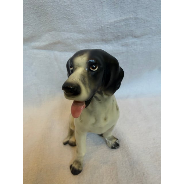 White Lifelike Porcelain English Setter For Sale - Image 8 of 11