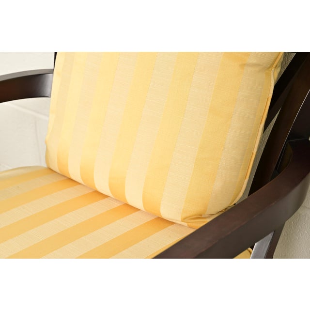 Barbara Barry for Baker Furniture Modern Regency Lounge Chairs, Pair For Sale - Image 9 of 15