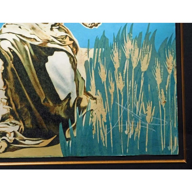 Salvador Dalí 1980s Salvador Dali"Coronation of Gala" Hand Signed Original Lithograph, Framed For Sale - Image 4 of 7